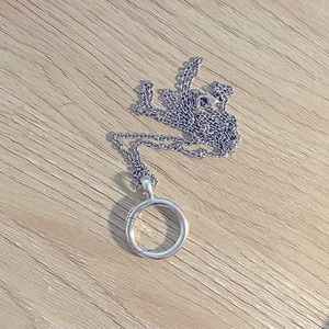 James Avery Circled Charm Holder Necklace